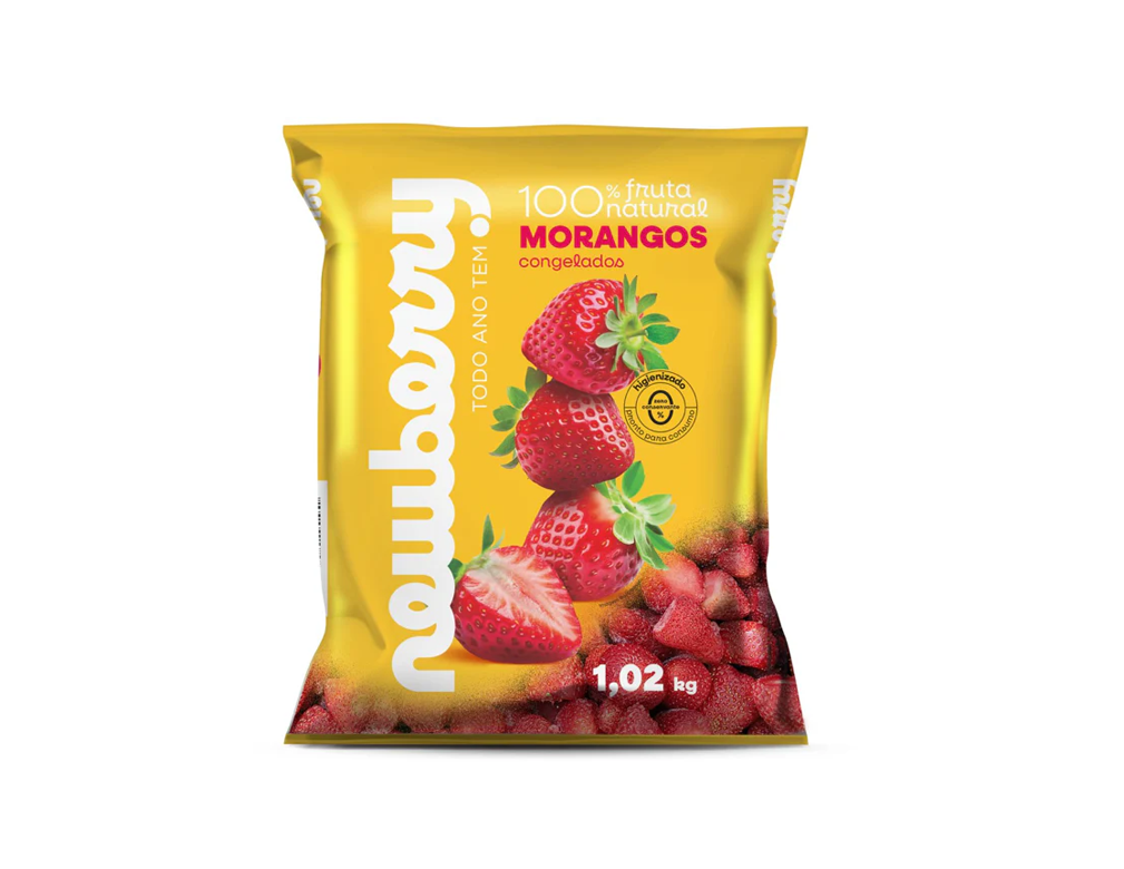 MORANGO CONGELADO NEWBERRY 1,02 KG (CX 10 PCT)